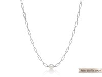 Collana Miluna Donna Miss Italia in Argento Perla PCL6021B - PCL6021B